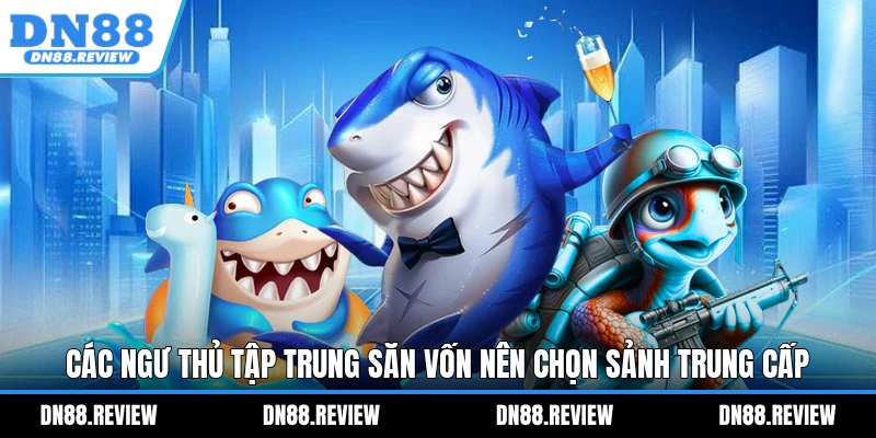 Các ngư thủ tập trung săn vốn nên chọn sảnh trung cấp Các ngư thủ tập trung săn vốn nên chọn sảnh trung cấp