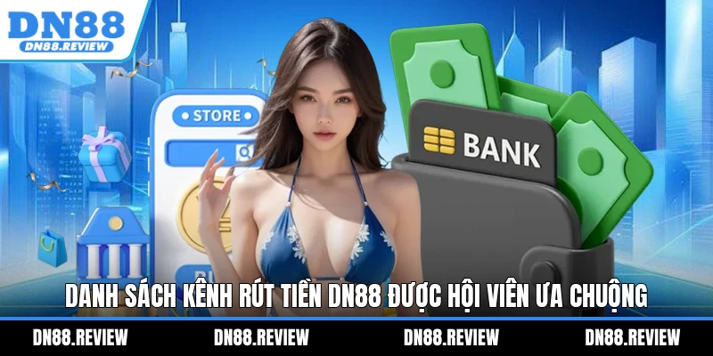Danh sách kênh rút tiền DN88 được hội viên ưa chuộng Danh sách kênh rút tiền DN88 được hội viên ưa chuộng