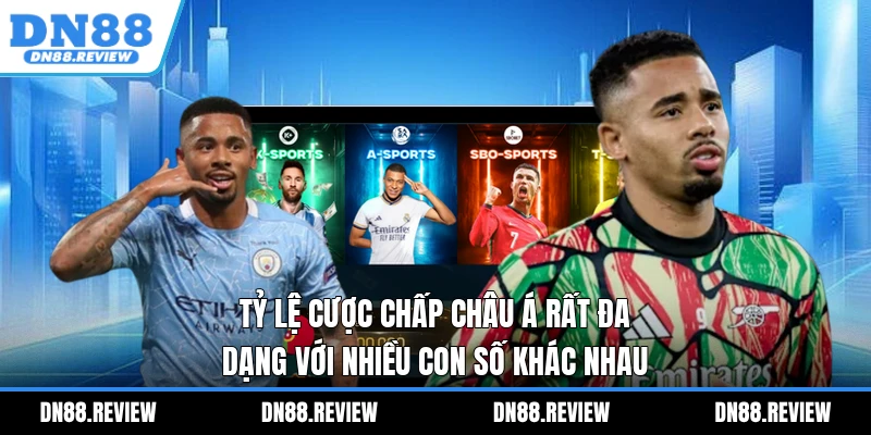 Tỷ lệ cược chấp châu Á rất đa dạng với nhiều con số khác nhau Tỷ lệ cược chấp châu Á rất đa dạng với nhiều con số khác nhau